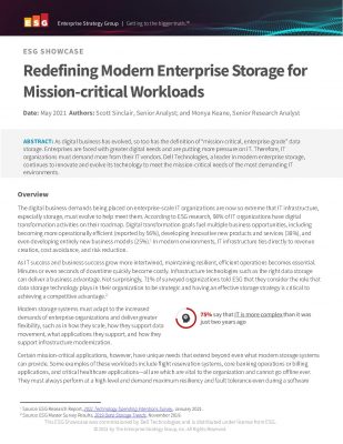 Redefining Modern Enterprise Storage for Mission-critical Workloads